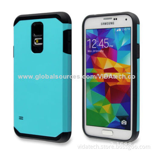Combo Holster/2 in 1 Silicone or TPU and Rubber PC Case for Samsung Galaxy S5 I9600, Manufacturer